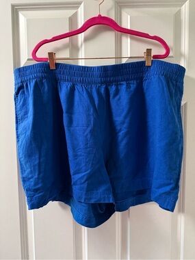 Old Navy Royal Blue Elastic Waist Shorts
